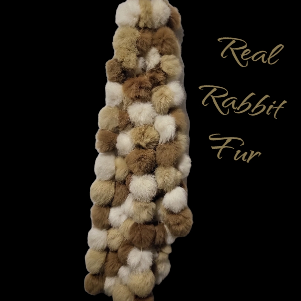 Rabbit Fur Scarf